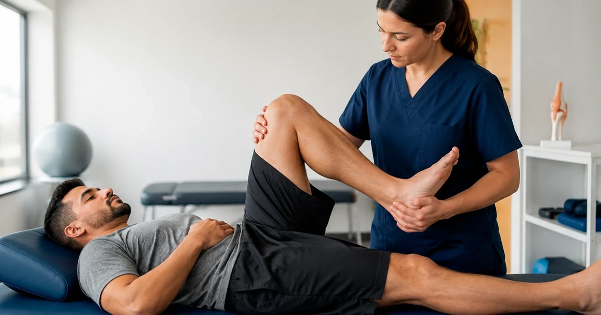Imagem ilustrativa de atendimento em Fisioterapia
