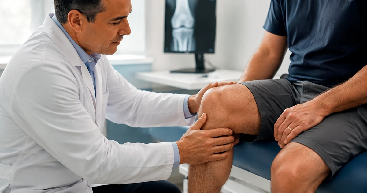 Imagem ilustrativa de atendimento em Medicina do Esporte