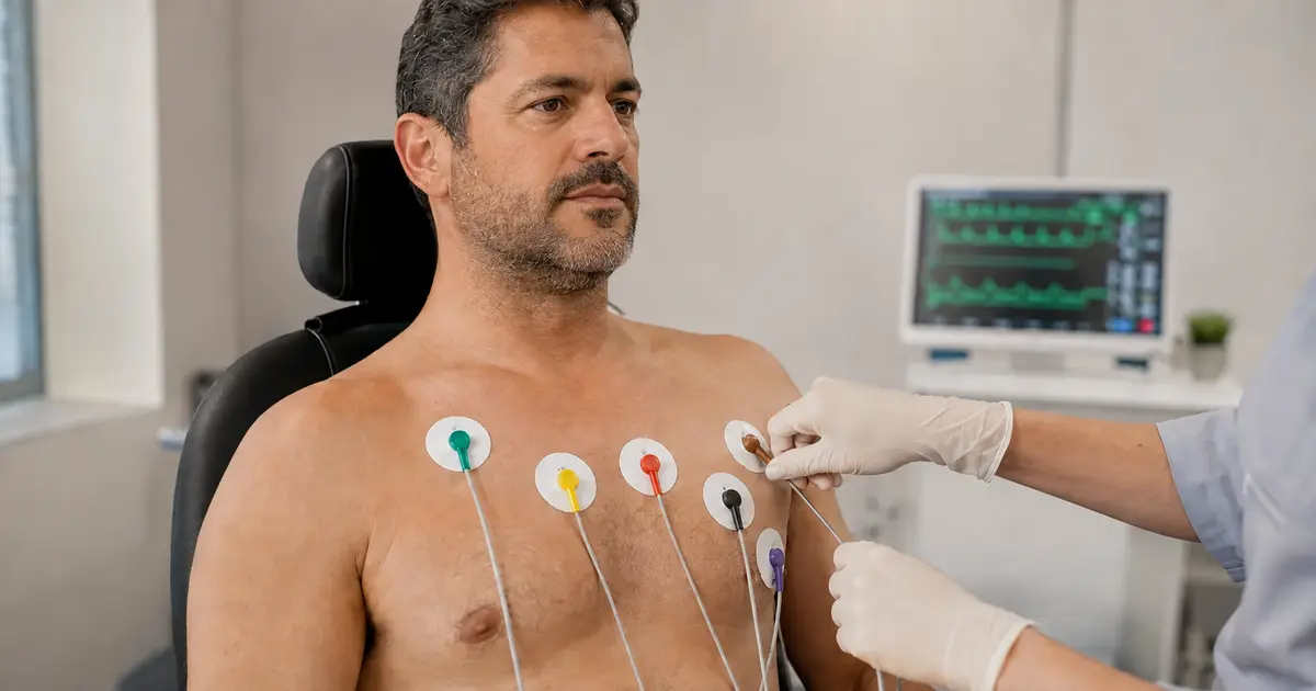 Imagem ilustrativa de Eletrocardiograma (ECG)